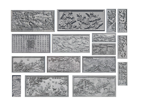 Chinese relief carving brick carving