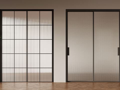 Modern sliding door