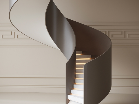 modern revolving staircase