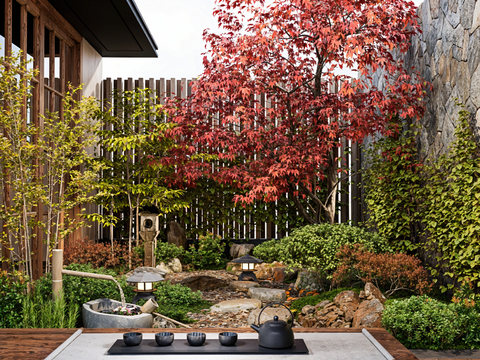 Japanese-style Garden Landscape garden