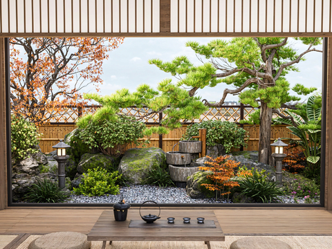 Japanese-style Garden Landscape garden