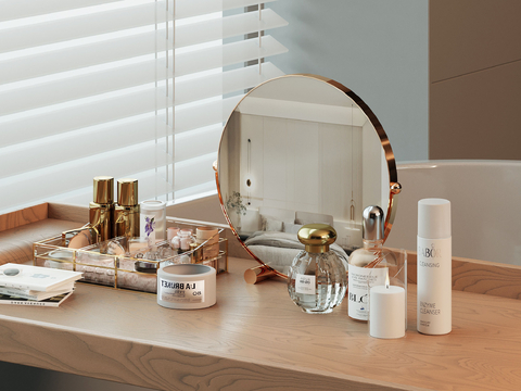 Modern Cosmetics Skincare Mirror Ornaments