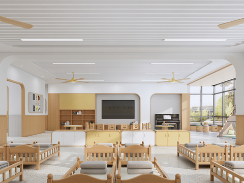 Modern Kindergarten Classroom