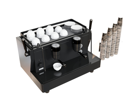 Coffee machine coffee cup semi-automatic coffee machine