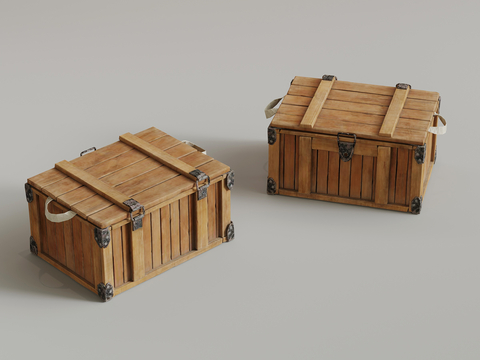 Modern Wooden Storage Box Toolbox Outdoor Box