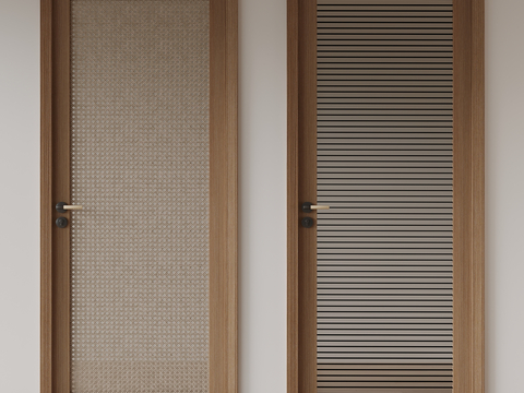 Japanese style single door swing door bedroom door wooden door