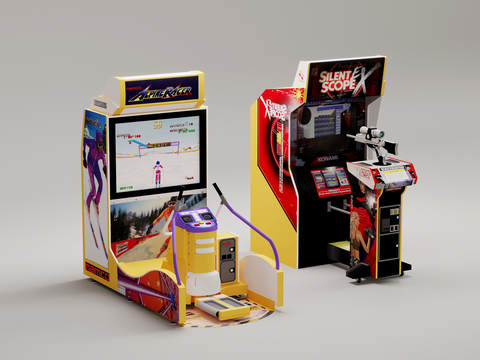 Game hall game machine