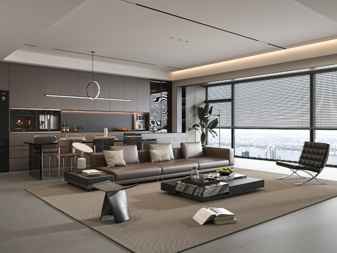 Modern Living&Dining Room