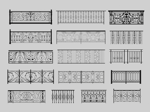 European Railing Fence Guardrail