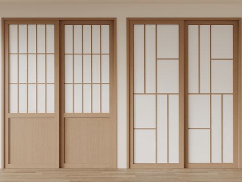 Japanese-style sliding door