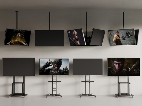 Modern bracket TV suspension TV