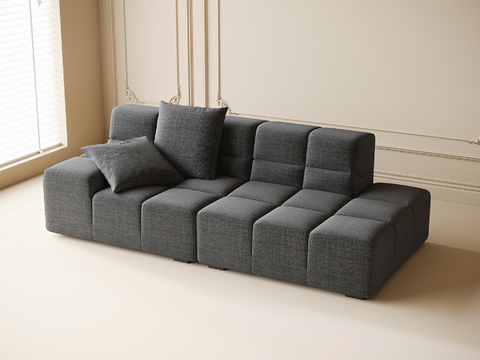 modern fabric sofa double sofa