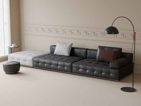 Multiplayer Sofa Leather Sofa