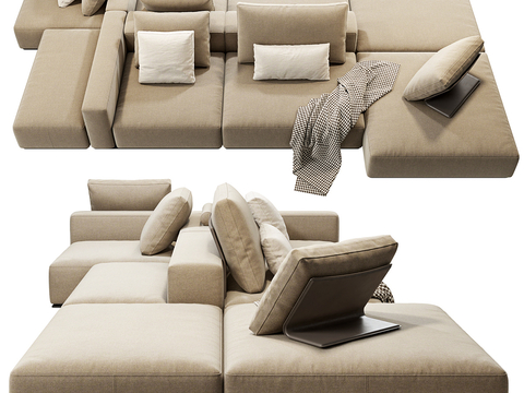 Poliform Westside Modern Multiplayer Sofa