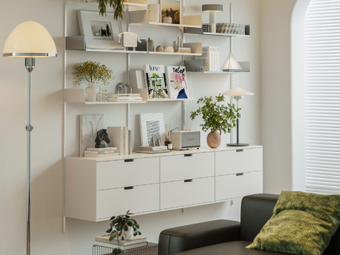 Modern Simple Bookcase Bookshelf Display Rack