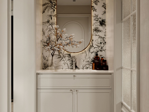 French Bathroom Cabinet Bathroom Mirror