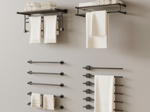 Modern Bathroom Hardware Towel Rack