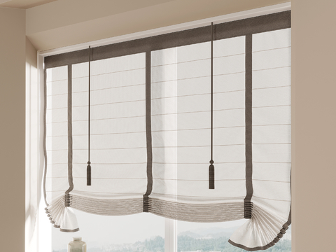 Modern draw curtain roller curtain