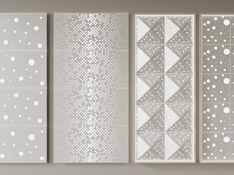 Modern Perforated Panel Wall