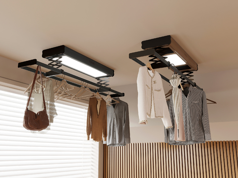 Intelligent electric drying rack