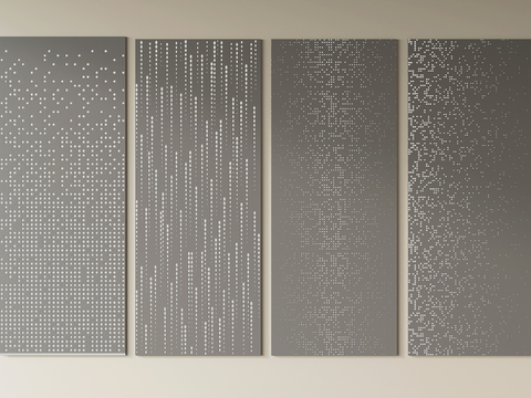 Modern Perforated Panel Wall