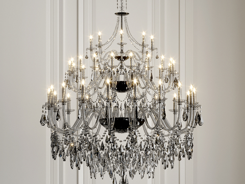 European-style crystal chandelier