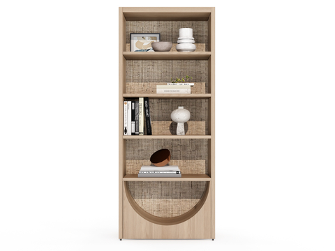 Quiet bookcase bookshelf