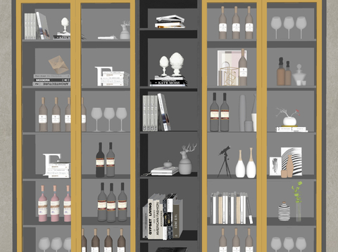 Modern Minimalist Wine Cabinet Wine Cabinet