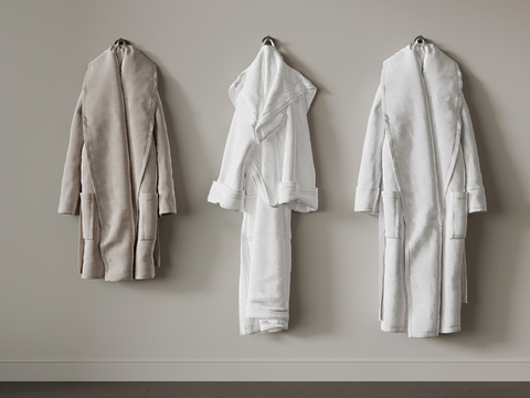 Modern hook bathrobe