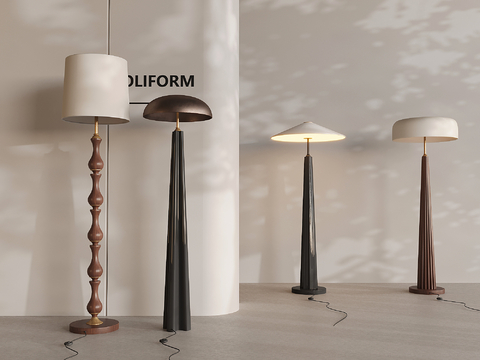 Middle style floor lamp