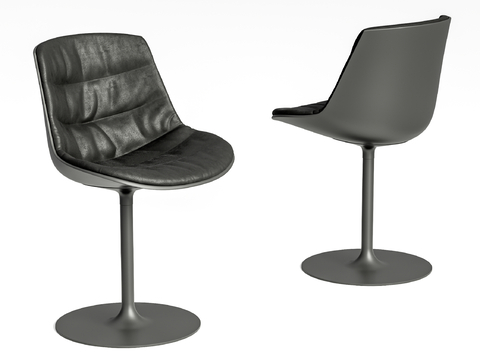 MDF Italia Modern Bar Chair Leather Bar Chair