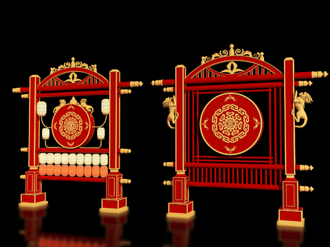 Neo-Chinese Style Art Display Punch in Ancient Style Lantern