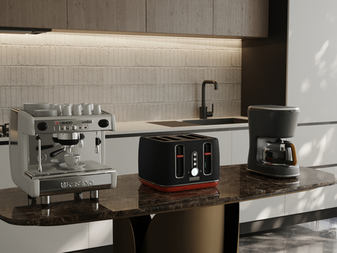 Kitchen appliances Coffee machine Bread machine