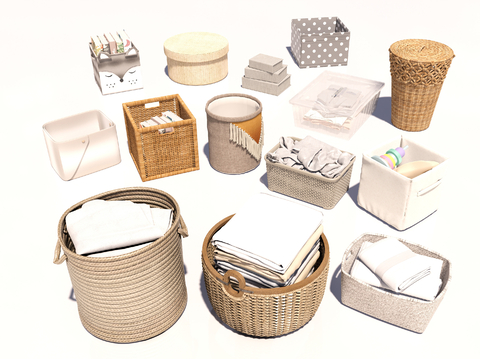 Rattan Storage Basket Bamboo Basket Dirty Clothes Basket