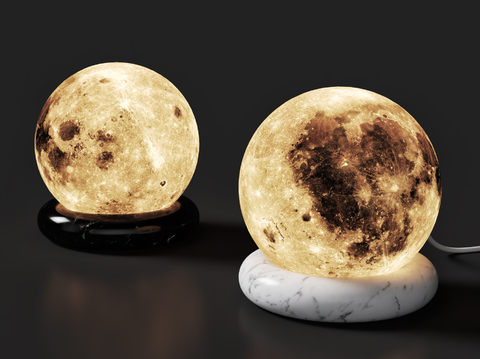 Creative lamp moon lamp