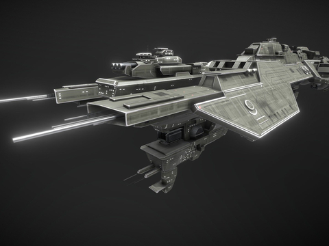 Halo-UNSC Fire Soul Aircraft Spaceship