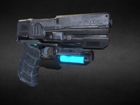 SCI-FI pistol sci-fi gun