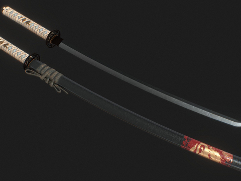 Japanese samurai sword