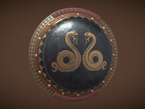 Snake Shield Round Shield