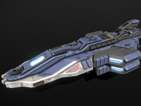 Space Carrier Battleship Spaceship