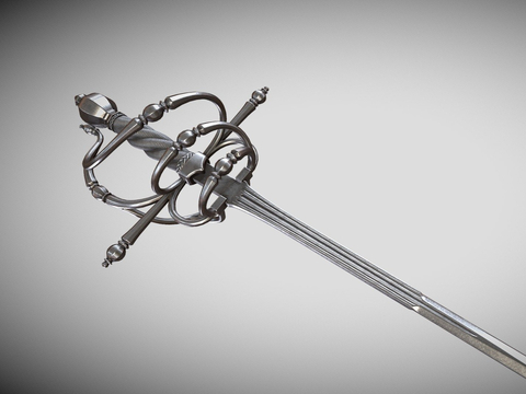 Thorn sword Longjian hilt