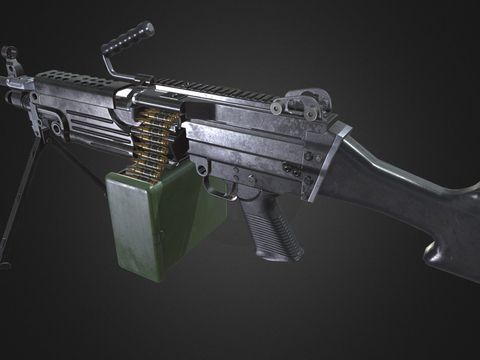 M249 light machine gun