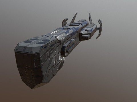 Sci-fi Aircraft Battleship Spaceship