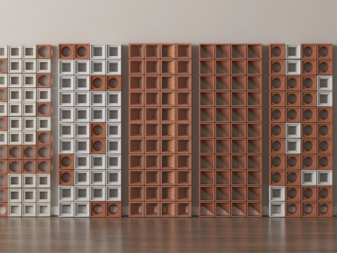 Silent cement brick partition