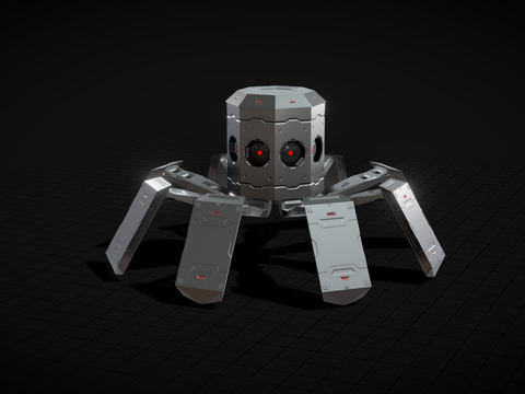 Sci-fi hexapod robot