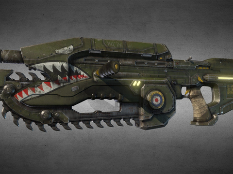 Sci-fi gun Shark gun