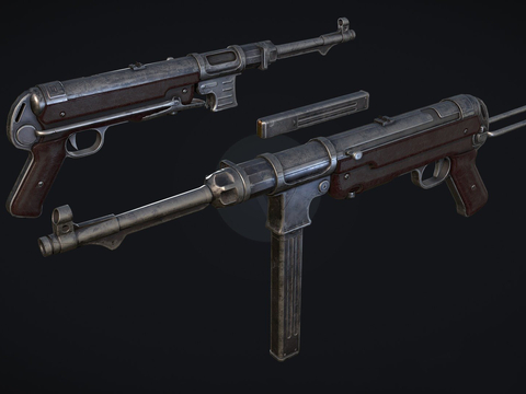 MP40 submachine gun firearms