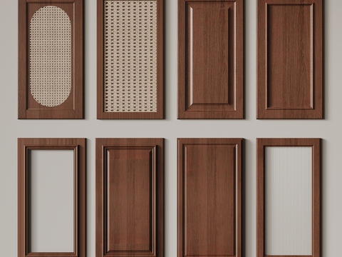 Middle style cabinet door