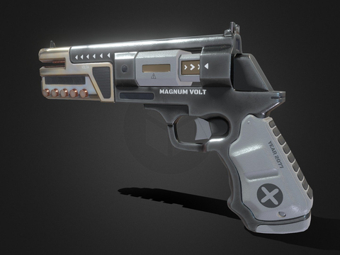 science fiction pistol