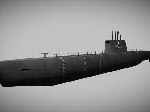 French World War II submarine